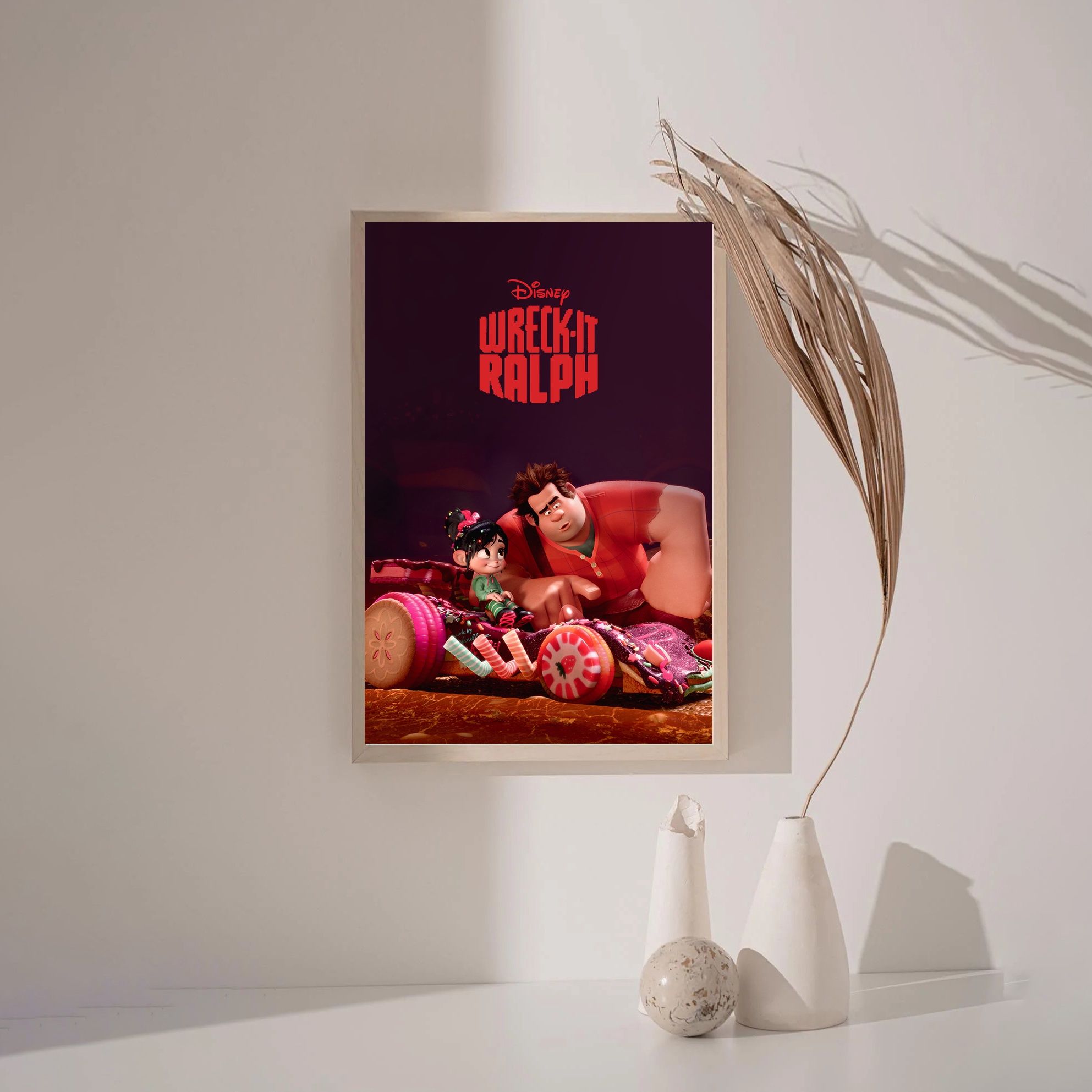 Wreck-It Ralph,Ralph Breaks the Internet MOVIE Poster Canvas Wall Art Home Decor (No Frame)