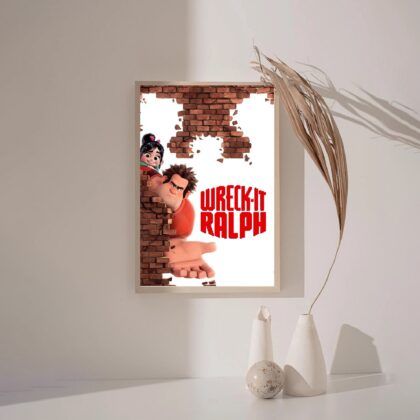 Wreck-It Ralph,Ralph Breaks the Internet MOVIE Poster Canvas Wall Art Home Decor (No Frame)