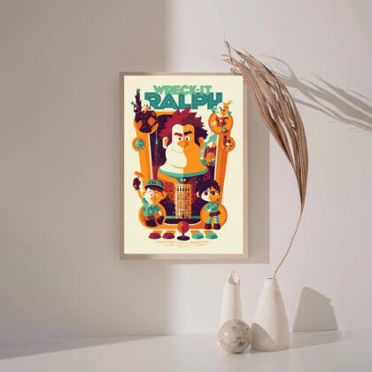 Wreck-It Ralph,Ralph Breaks the Internet MOVIE Poster Canvas Wall Art Home Decor (No Frame)