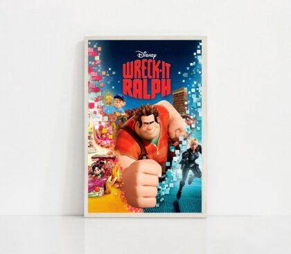 Wreck-It Ralph,Ralph Breaks the Internet MOVIE Poster Canvas Wall Art Home Decor (No Frame)