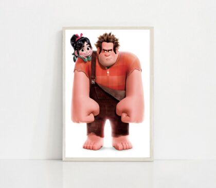 Wreck-It Ralph,Ralph Breaks the Internet MOVIE Poster Canvas Wall Art Home Decor (No Frame)