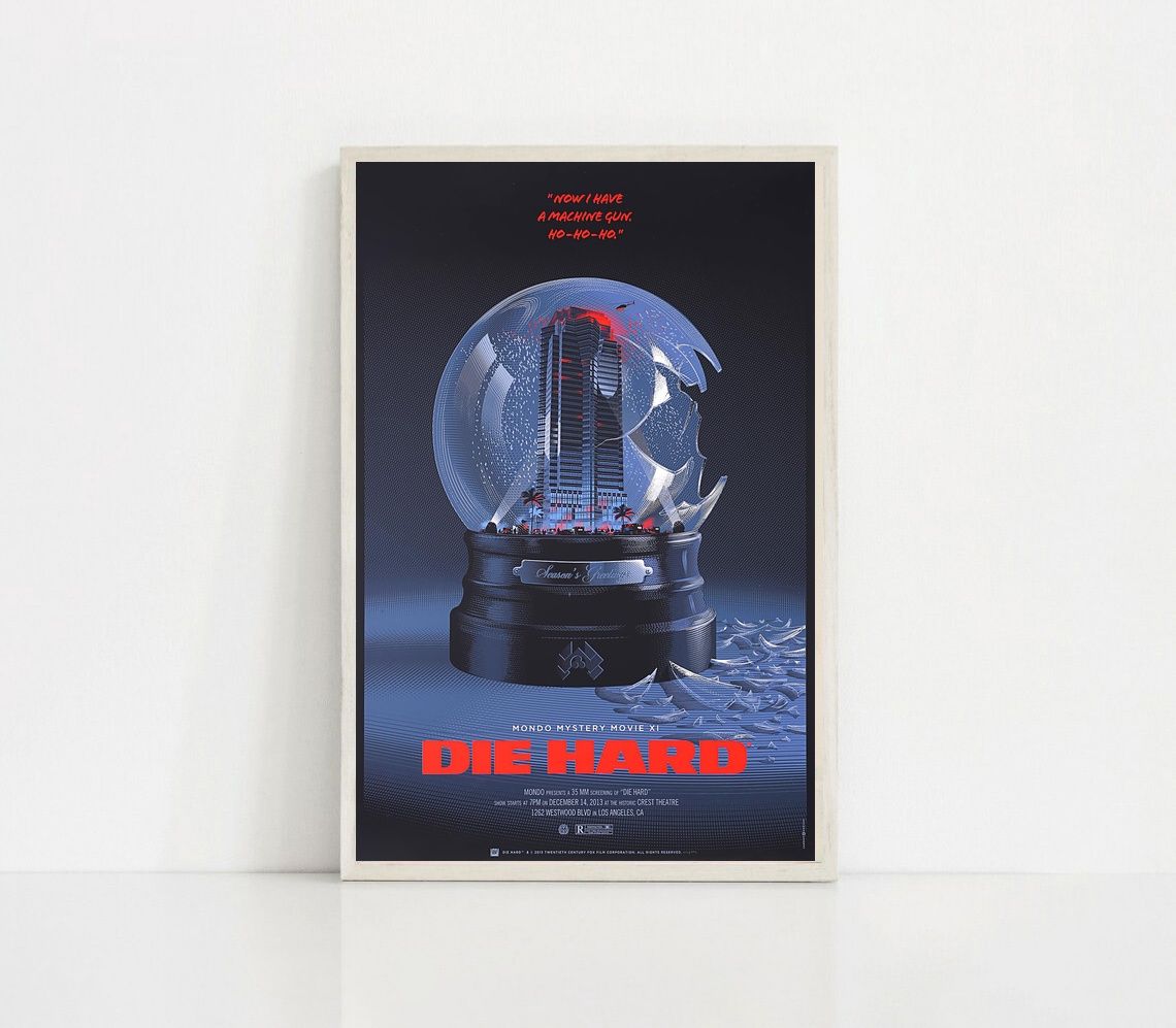 Die Hard 1988 MOVIE Poster Canvas Wall Art Home Decor (No Frame) - Image 2