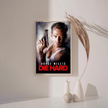 Die Hard 1988 MOVIE Poster Canvas Wall Art Home Decor (No Frame)