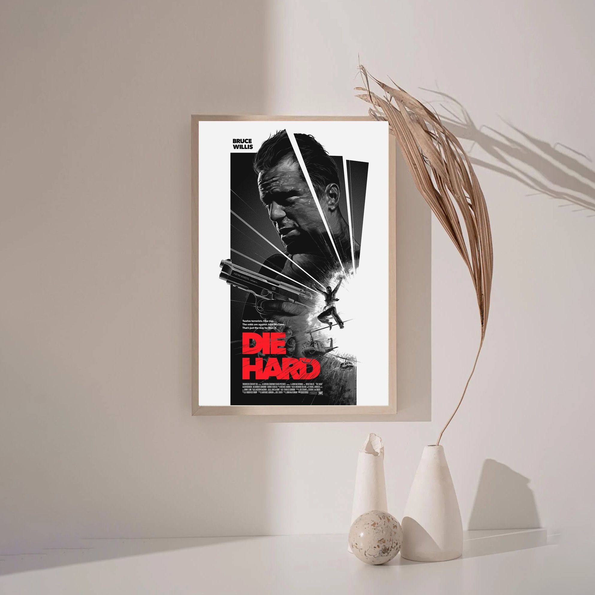 Die Hard 1988 MOVIE Poster Canvas Wall Art Home Decor (No Frame) - Image 3