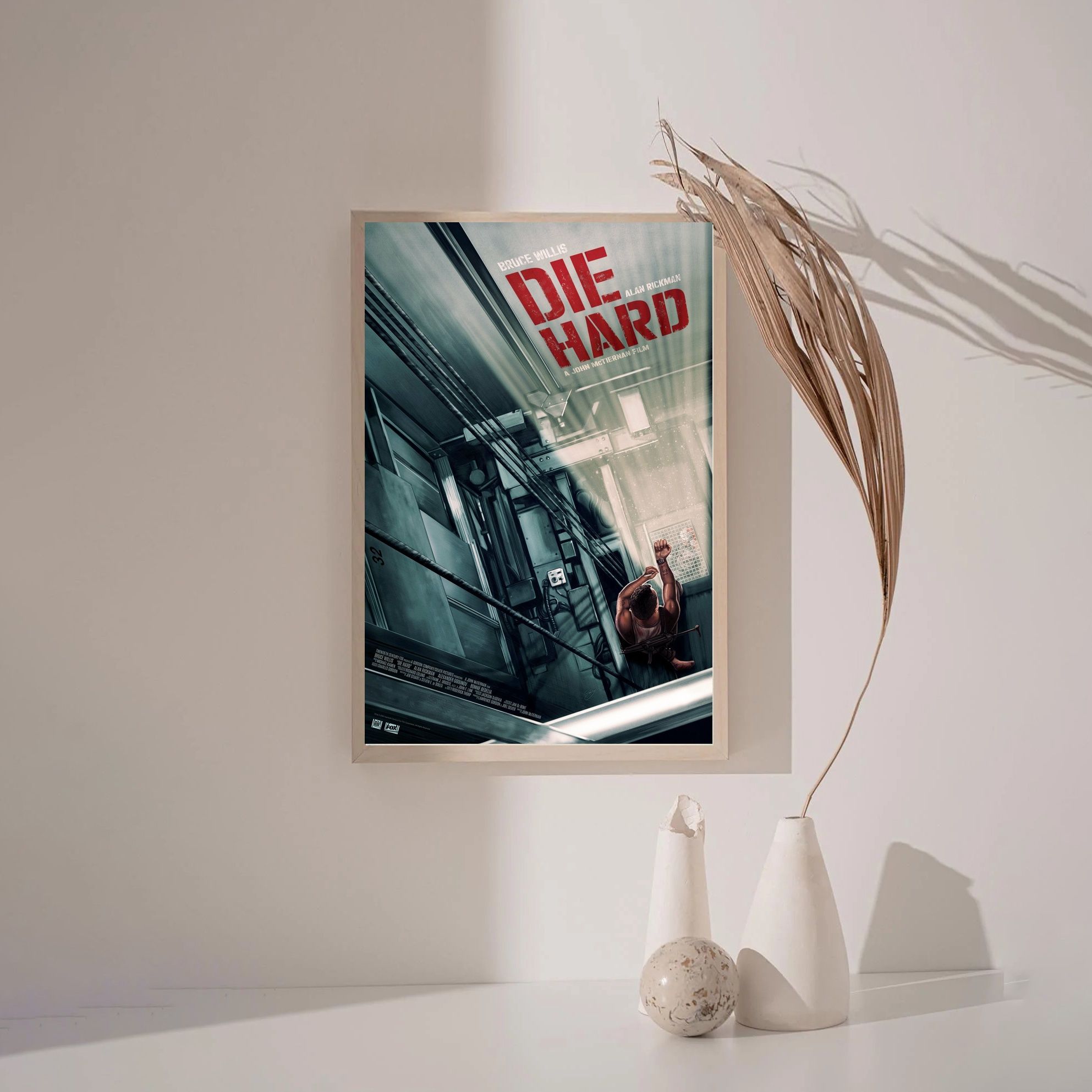 Die Hard 1988 MOVIE Poster Canvas Wall Art Home Decor (No Frame) - Image 2