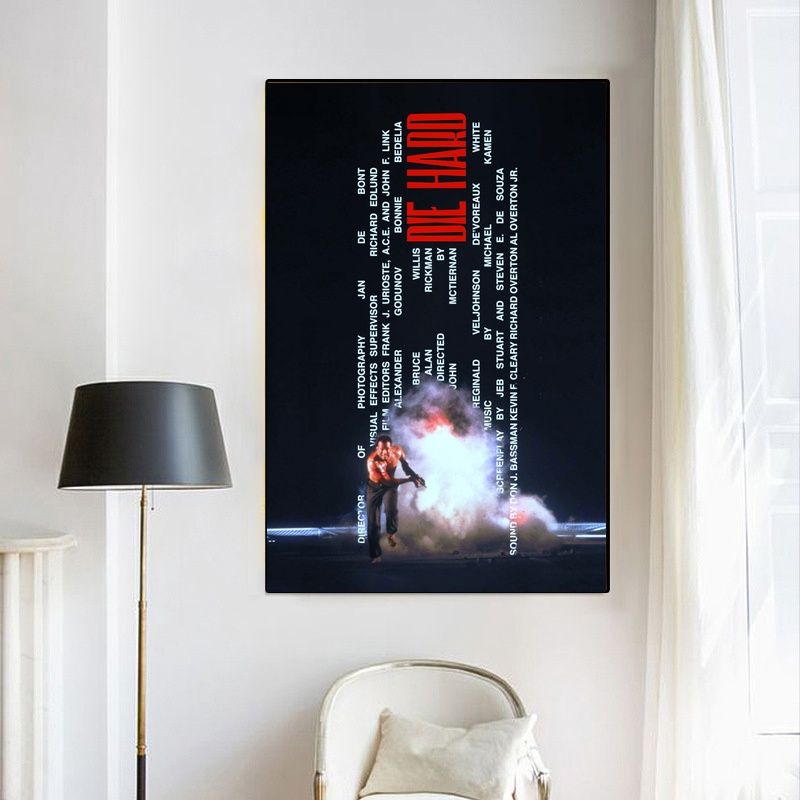 Die Hard 1988 MOVIE Poster Canvas Wall Art Home Decor (No Frame) - Image 3