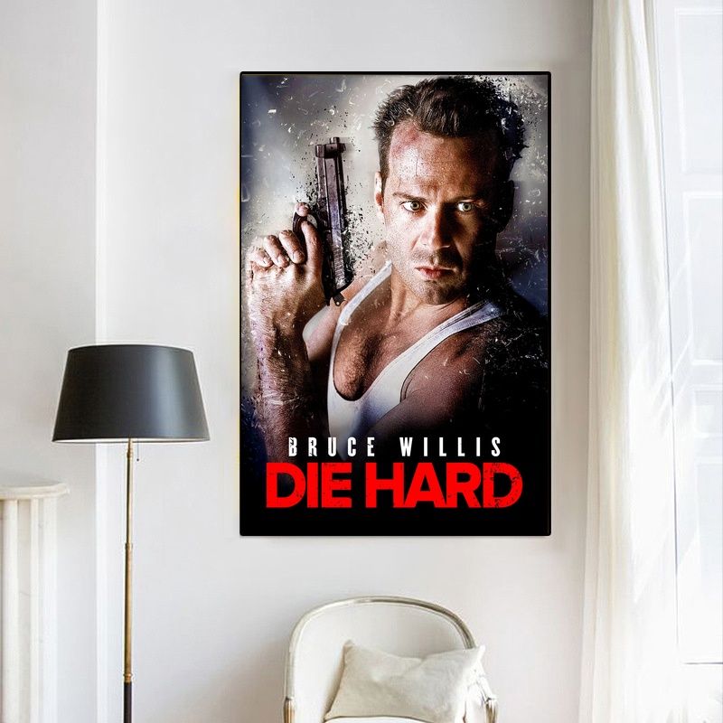 Die Hard 1988 MOVIE Poster Canvas Wall Art Home Decor (No Frame) - Image 4