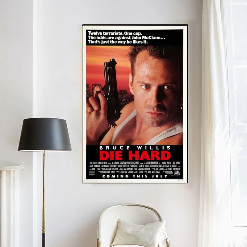 Die Hard 1988 MOVIE Poster Canvas Wall Art Home Decor (No Frame) - Image 3