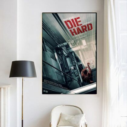 Die Hard 1988 MOVIE Poster Canvas Wall Art Home Decor (No Frame)