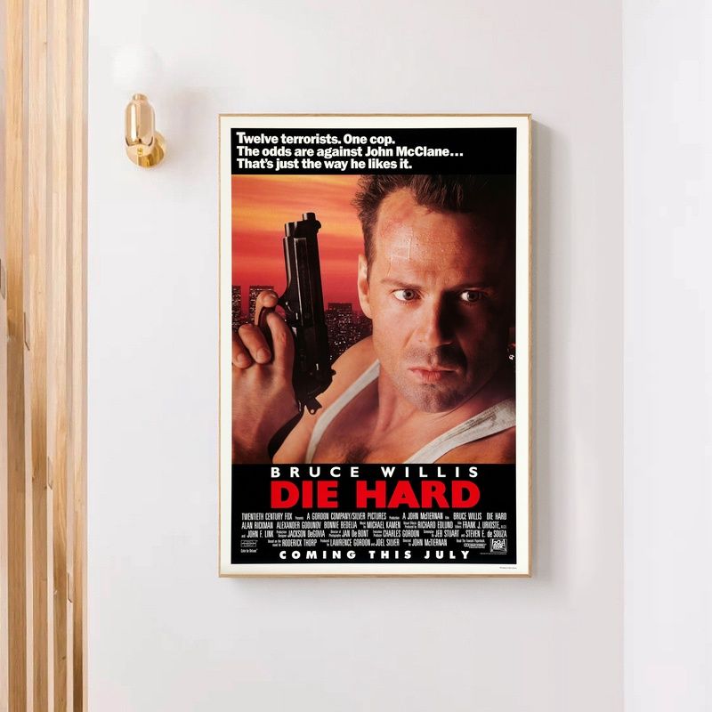 Die Hard 1988 MOVIE Poster Canvas Wall Art Home Decor (No Frame) - Image 4