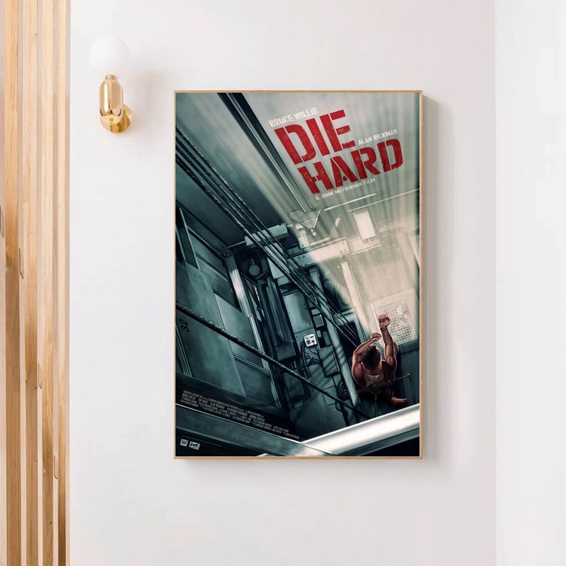 Die Hard 1988 MOVIE Poster Canvas Wall Art Home Decor (No Frame) - Image 4