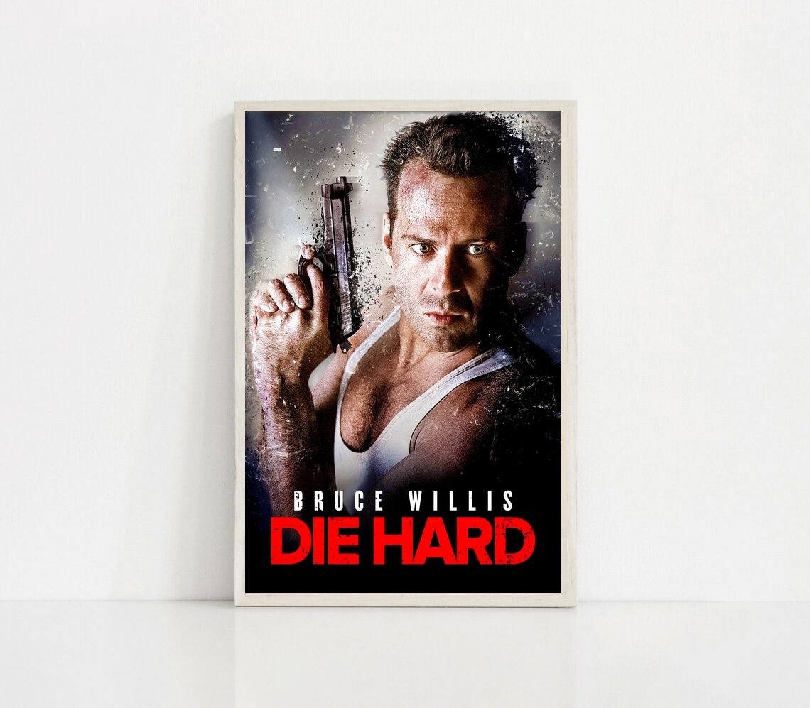 Die Hard 1988 MOVIE Poster Canvas Wall Art Home Decor (No Frame) - Image 2