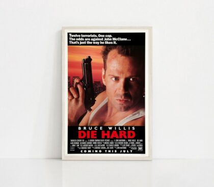 Die Hard 1988 MOVIE Poster Canvas Wall Art Home Decor (No Frame)