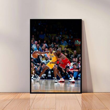 Michael Jordan Dunk Contest Poster Canvas Wall Art Home Decor (No Frame)