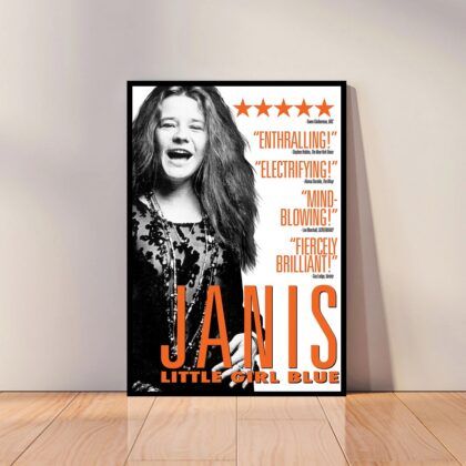 Janis Joplin Music Poster Canvas Wall Art Home Decor (No Frame)
