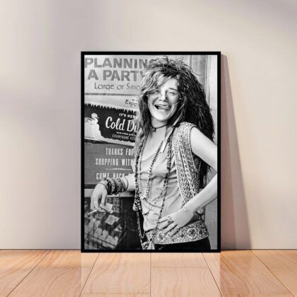 Janis Joplin Music Poster Canvas Wall Art Home Decor (No Frame)