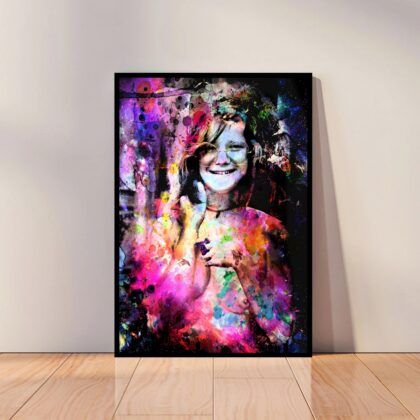 Janis Joplin Music Poster Canvas Wall Art Home Decor (No Frame)