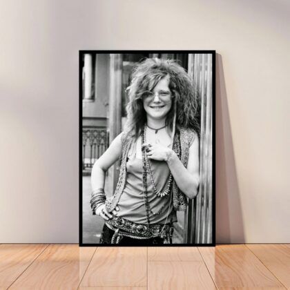 Janis Joplin Music Poster Canvas Wall Art Home Decor (No Frame)