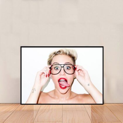 Miley Cyrus Music Poster Canvas Wall Art Home Decor (No Frame)