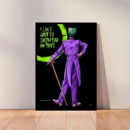 Joker Movie Joaquin Phoenix Movie Poster Canvas Wall Art Home Decor (No Frame)