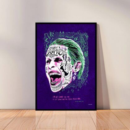 Joker Movie Joaquin Phoenix Movie Poster Canvas Wall Art Home Decor (No Frame)