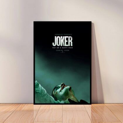 Joker Movie Joaquin Phoenix Movie Poster Canvas Wall Art Home Decor (No Frame)