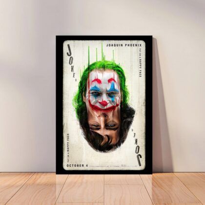 Joker Movie Joaquin Phoenix Movie Poster Canvas Wall Art Home Decor (No Frame)