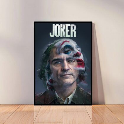 Joker Movie Joaquin Phoenix Movie Poster Canvas Wall Art Home Decor (No Frame)