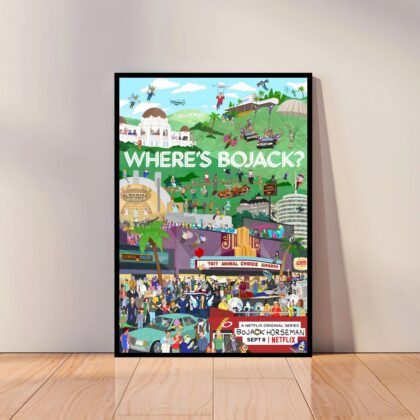 Bojack Horseman Anime Poster Canvas Wall Art Home Decor (No Frame)