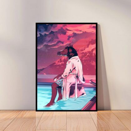 Bojack Horseman Anime Poster Canvas Wall Art Home Decor (No Frame)