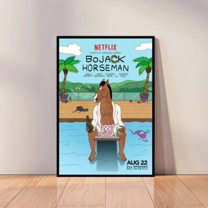 Bojack Horseman Anime Poster Canvas Wall Art Home Decor (No Frame)