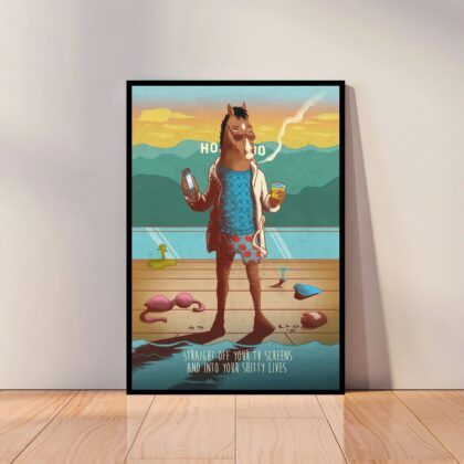 Bojack Horseman Anime Poster Canvas Wall Art Home Decor (No Frame)