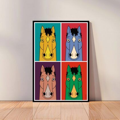 Bojack Horseman Anime Poster Canvas Wall Art Home Decor (No Frame)