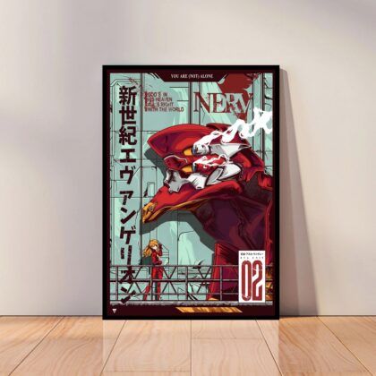 Neon Genesis Evangelion Anime Poster Canvas Wall Art Home Decor (No Frame)