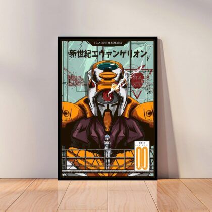 Neon Genesis Evangelion Anime Poster Canvas Wall Art Home Decor (No Frame)