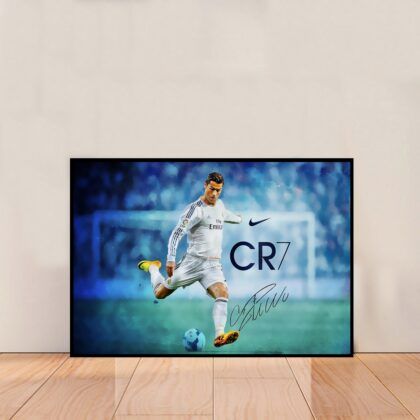 Cristiano Ronaldo Sports Poster Canvas Wall Art Home Decor (No Frame)