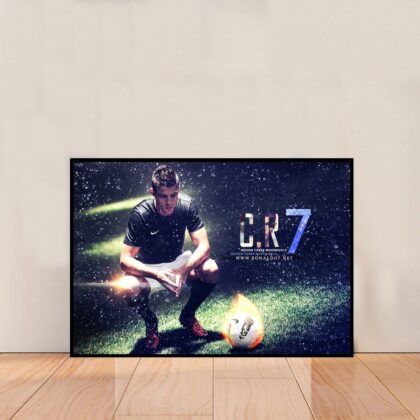 Cristiano Ronaldo Sports Poster Canvas Wall Art Home Decor (No Frame)