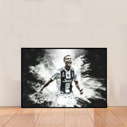 Cristiano Ronaldo Sports Poster Canvas Wall Art Home Decor (No Frame)