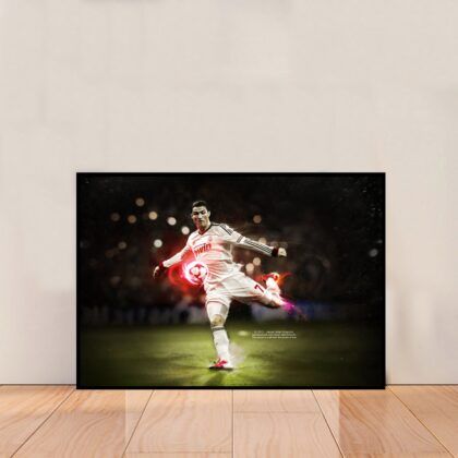 Cristiano Ronaldo Sports Poster Canvas Wall Art Home Decor (No Frame)
