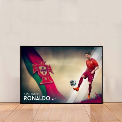 Cristiano Ronaldo Sports Poster Canvas Wall Art Home Decor (No Frame)