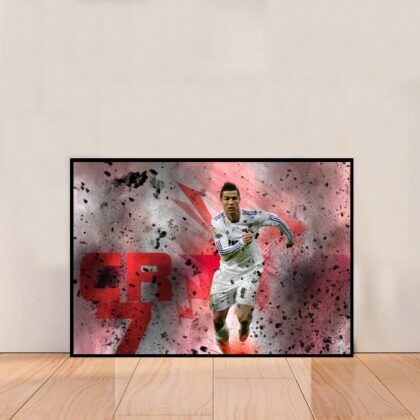 Cristiano Ronaldo Sports Poster Canvas Wall Art Home Decor (No Frame)