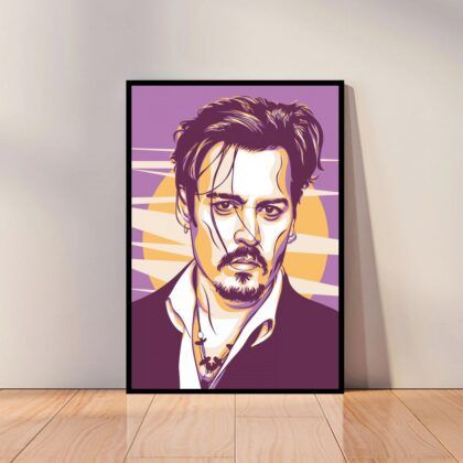Johnny Depp Poster Canvas Wall Art Home Decor (No Frame)