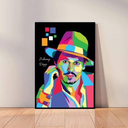 Johnny Depp Poster Canvas Wall Art Home Decor (No Frame)